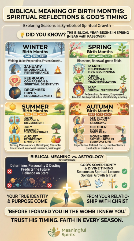 Biblical Meaning of Birth Months