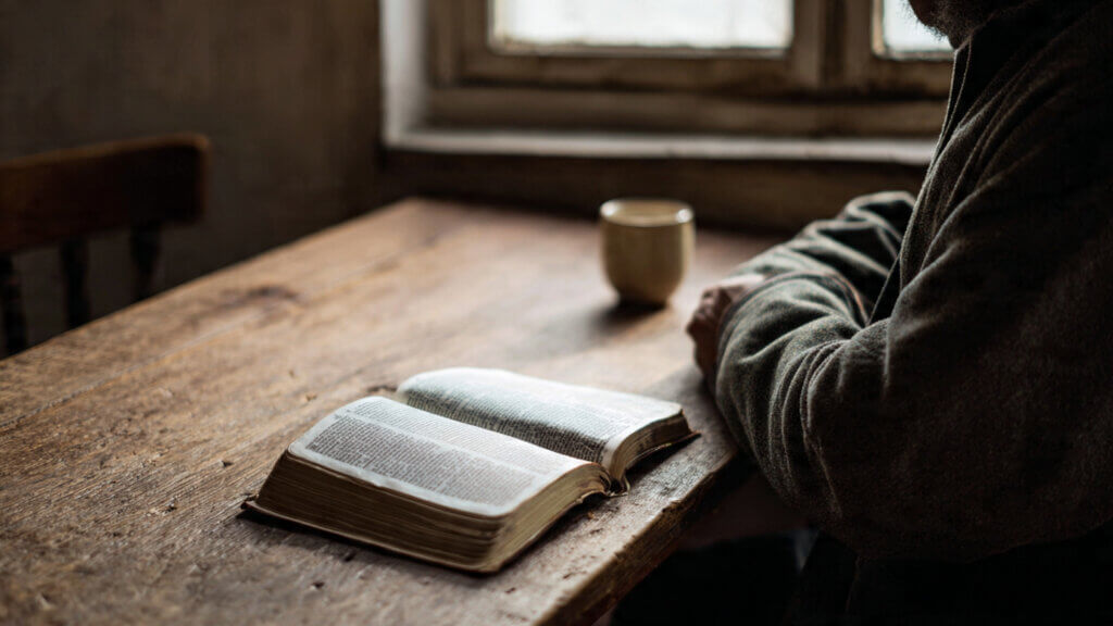 yawning while praying