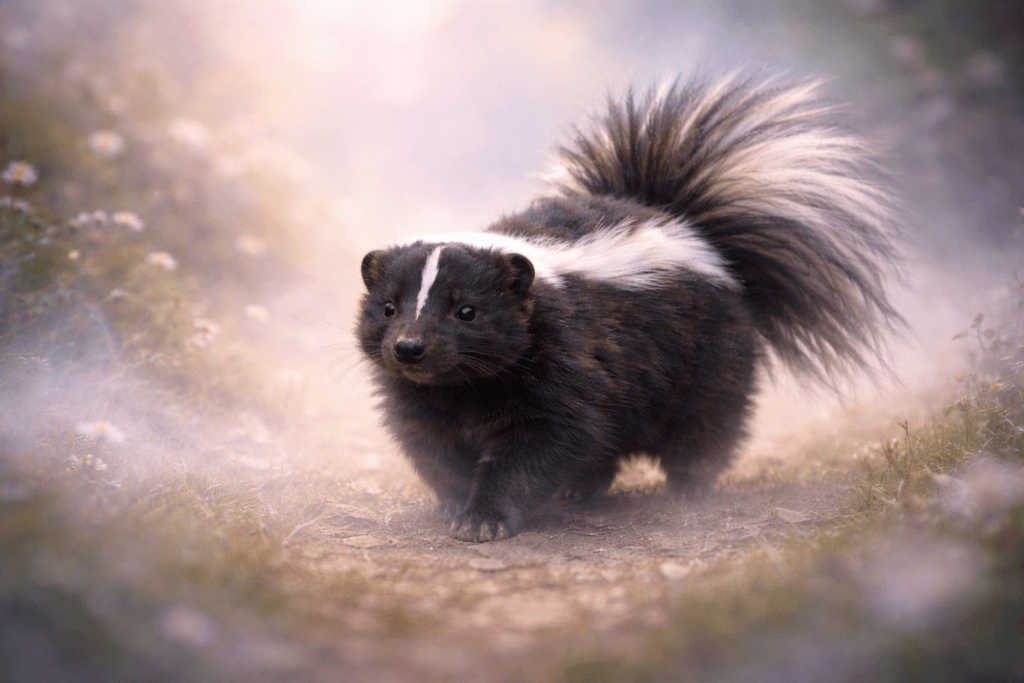 spiritual meaning of skunk smell