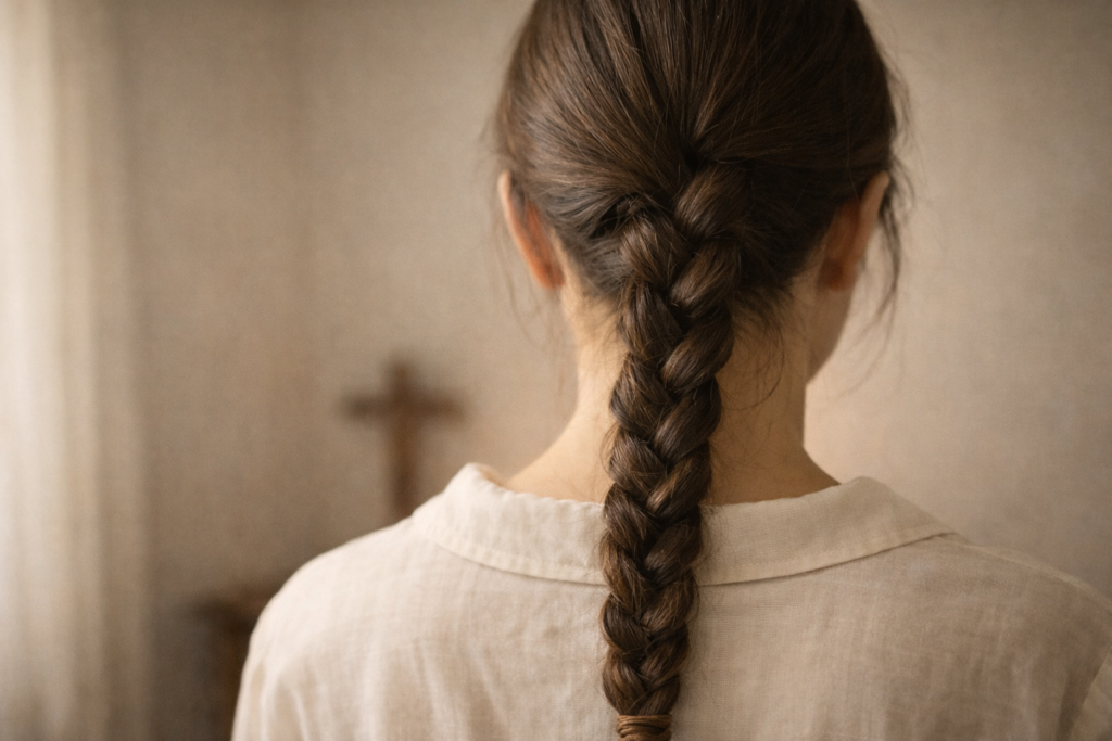 what does braided hair mean in the bible