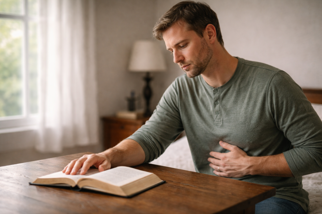 stomach issues spiritual meaning