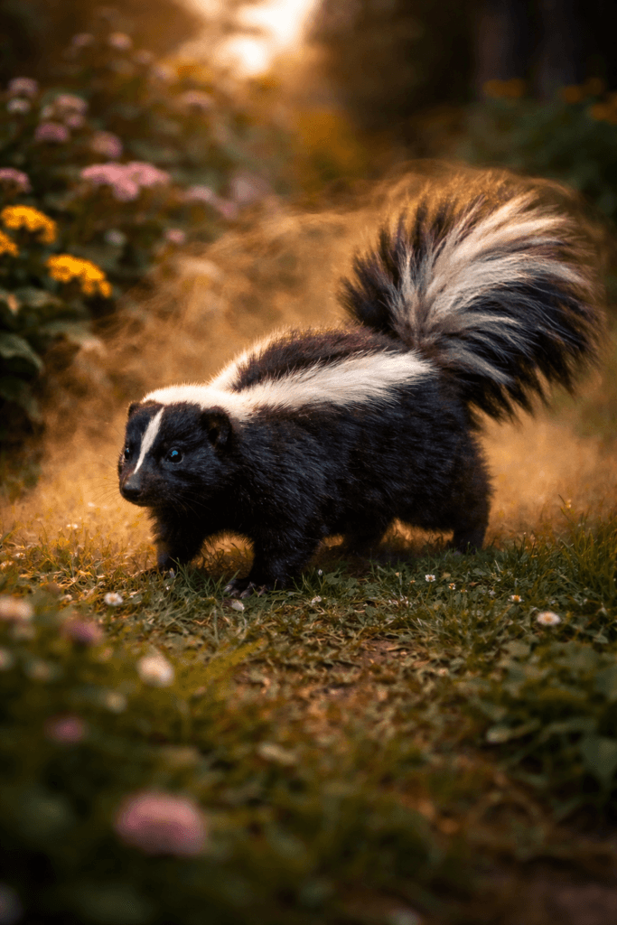 spiritual meaning of seeing a skunk